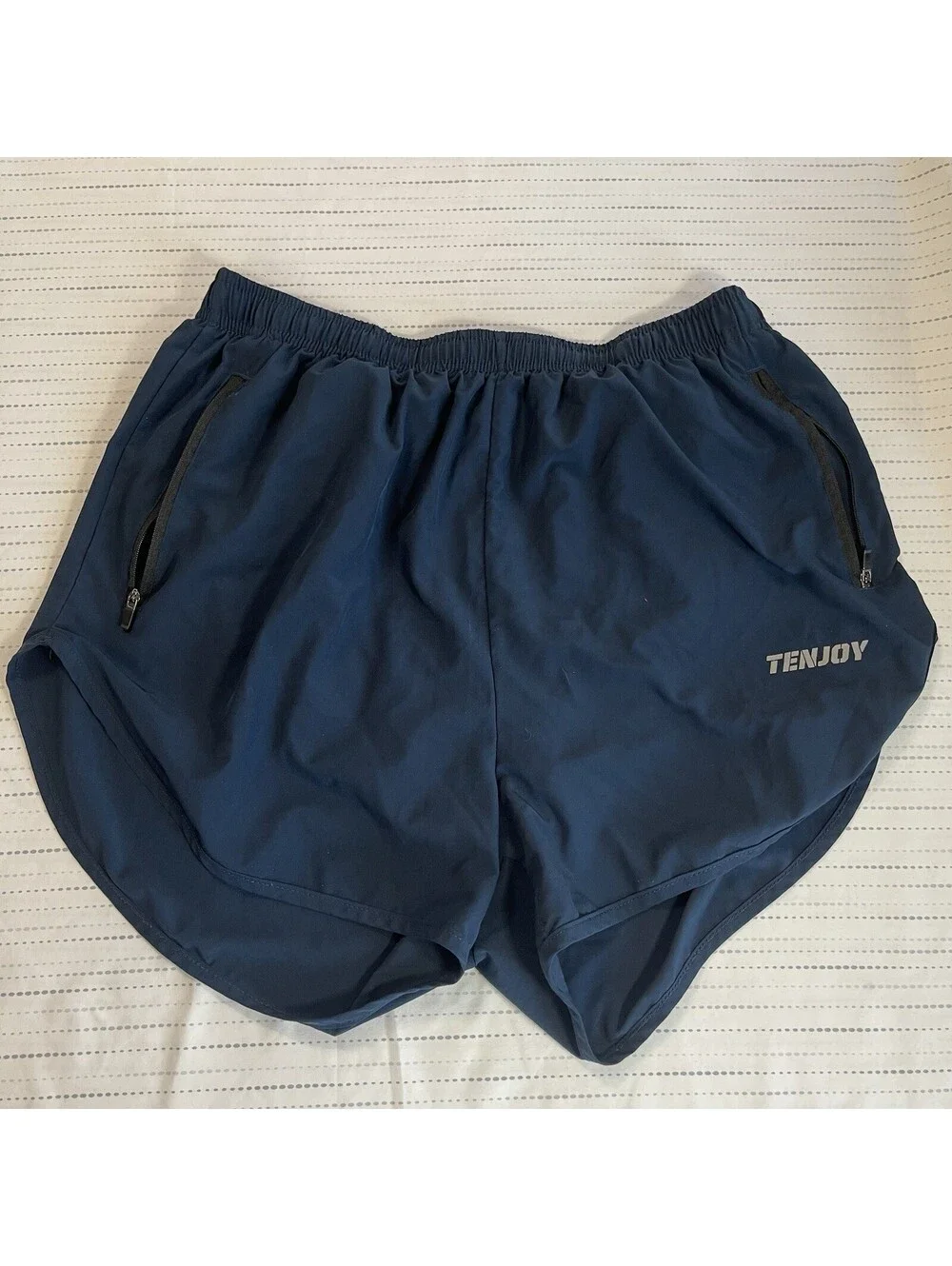 Tenjoy Men’s Large Athletic 3” Running Shorts (Multicolor Lot Of 5)
